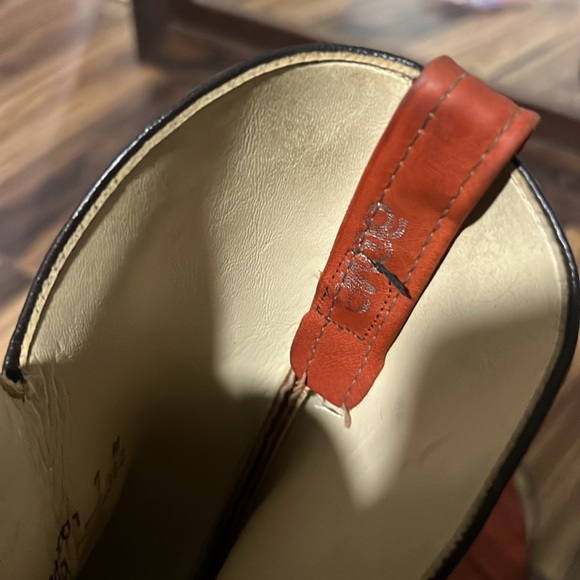 Acme leather cowboy boots, size 7 - Picture 9 of 10